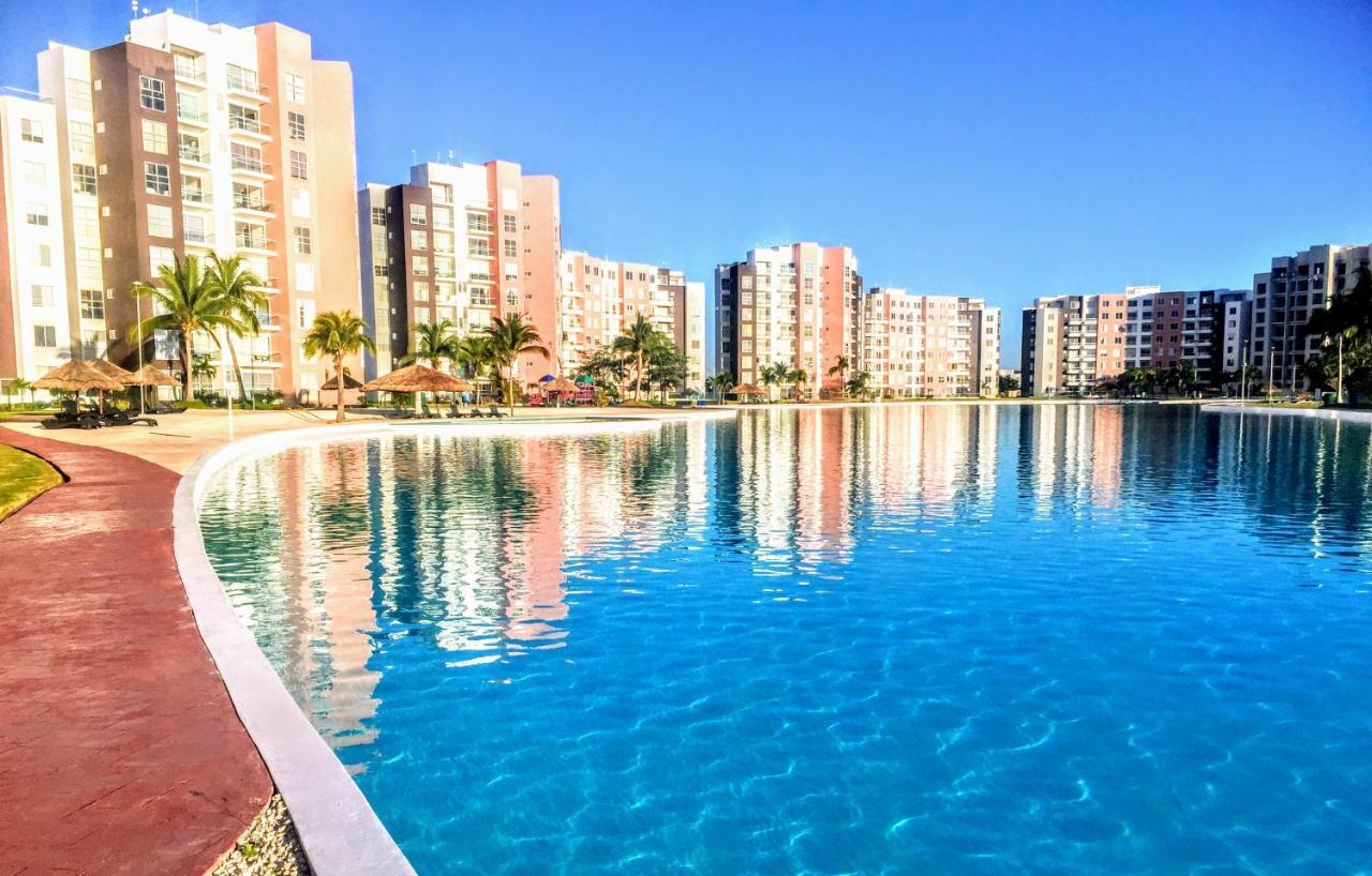 Escape Al Caribe Con Una Vista Impresionante En Pilarita'S Dream Lagoons Канкун Екстериор снимка