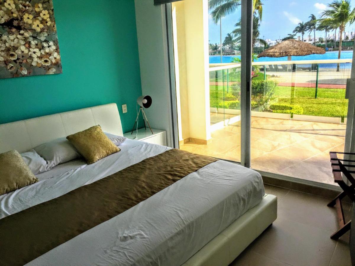 Escape Al Caribe Con Una Vista Impresionante En Pilarita'S Dream Lagoons Канкун Екстериор снимка