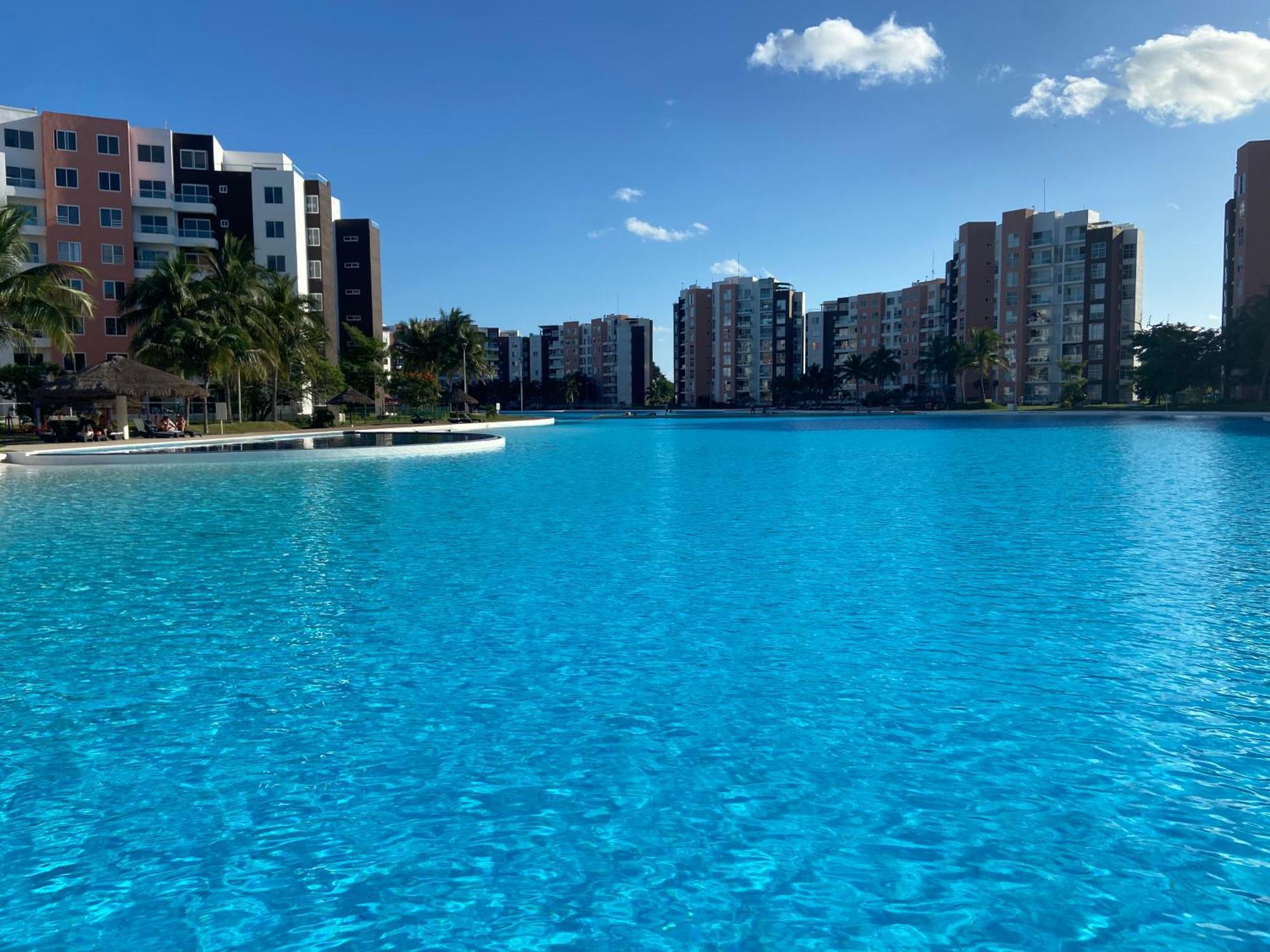 Escape Al Caribe Con Una Vista Impresionante En Pilarita'S Dream Lagoons Канкун Екстериор снимка